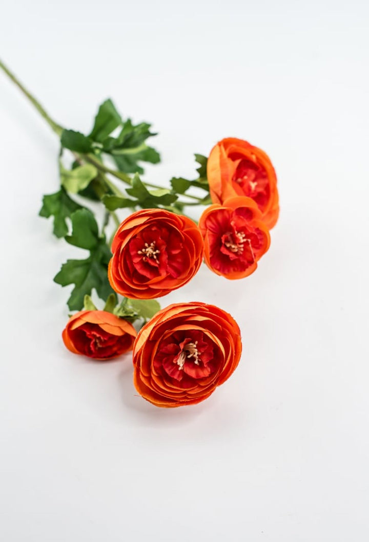 Artificial Ranunculus Spray - orange - Greenery Marketartificial flowers5620 - OG