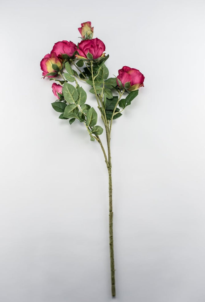Artificial Roses spray - deep fuchsia pink - Greenery Marketartificial flowers27571