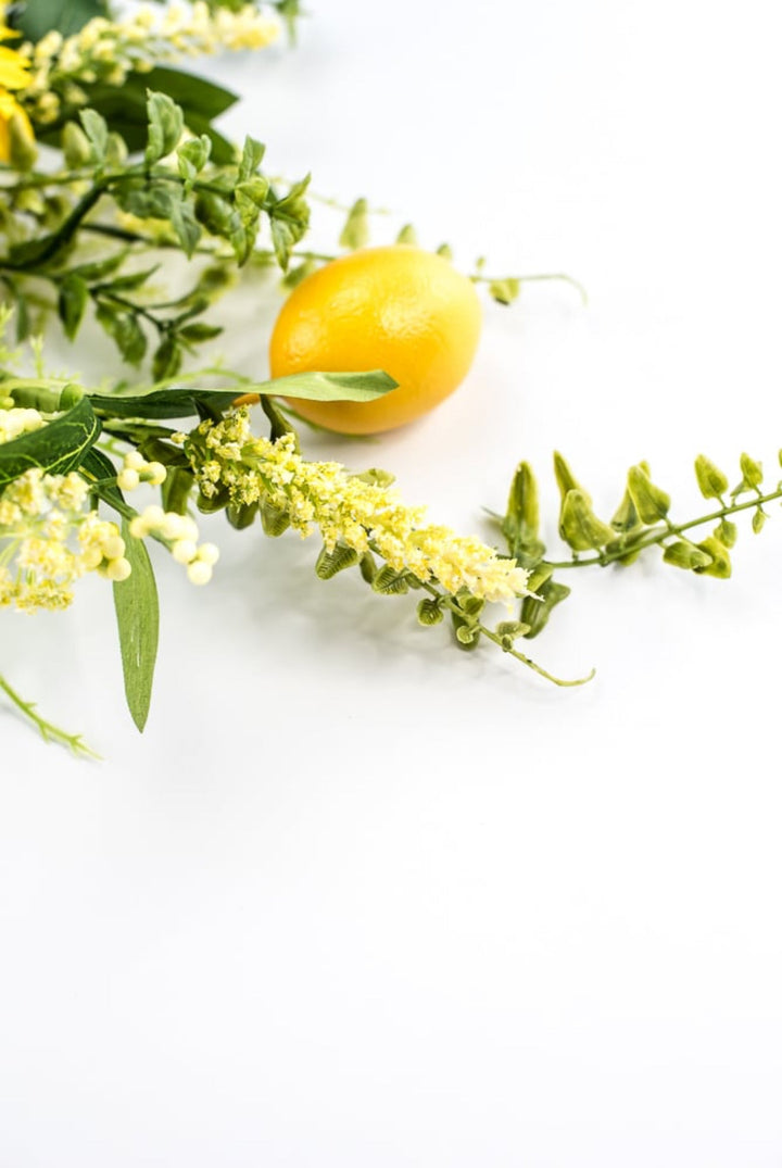 Artificial Sunflower and lemon spray - Greenery Marketartificial flowers63086SP28