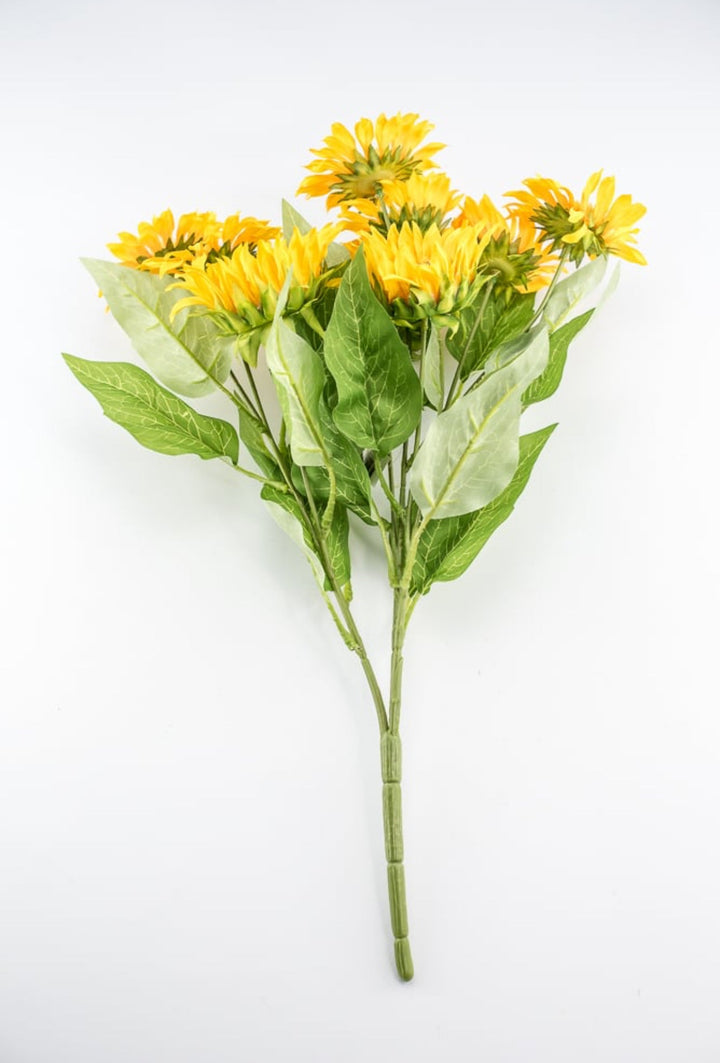 Artificial Sunflower flower bush - yellow - Greenery Marketartificial flowers12002