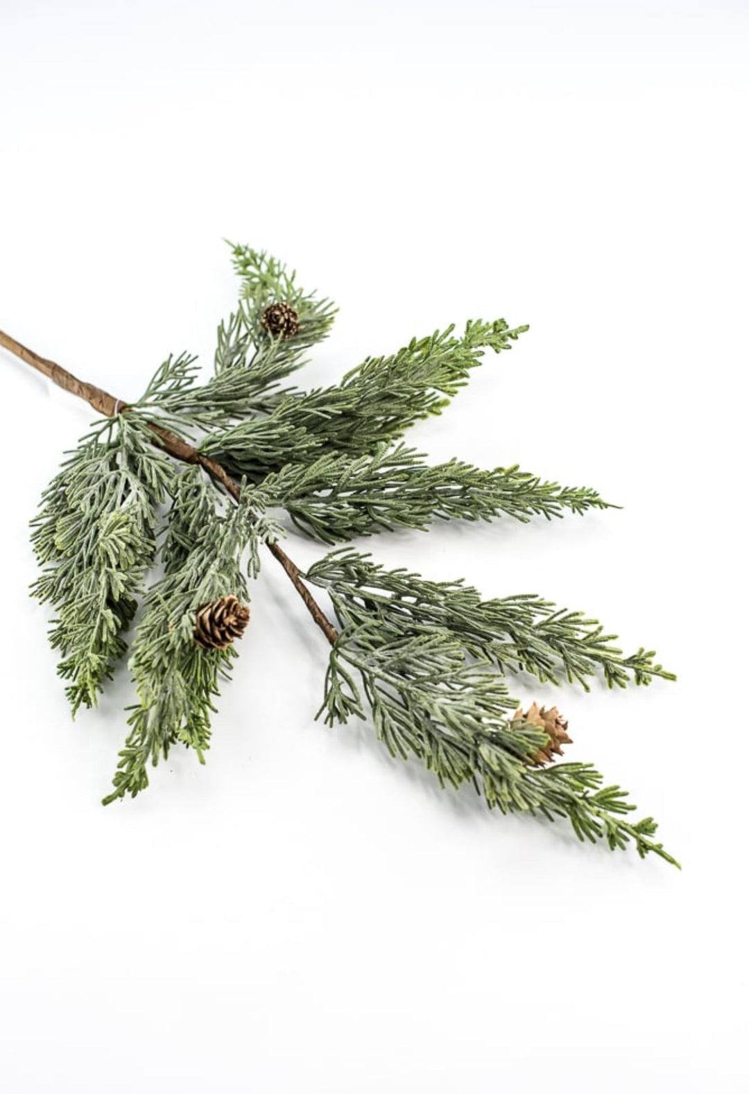 Artificial washed cedar spray with cone and berries - Greenery MarketWinter and ChristmasXd453 - SG