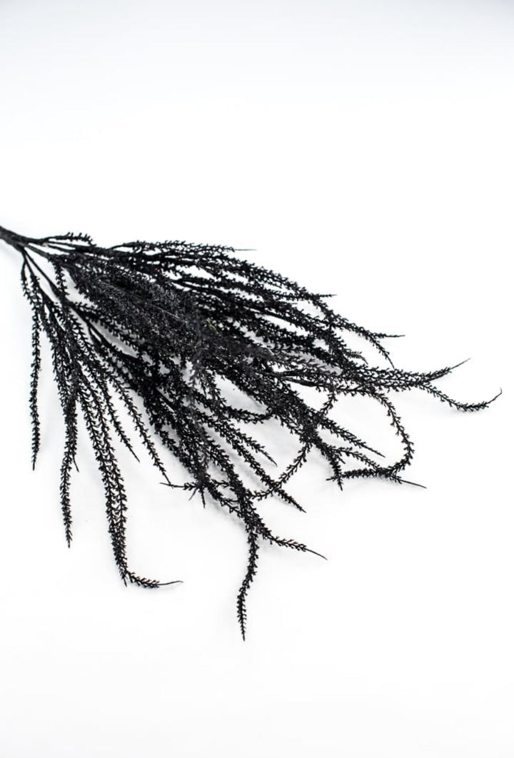 Artificial willow bush - glittered black - Greenery MarketArtificial Flora82841 - ВК