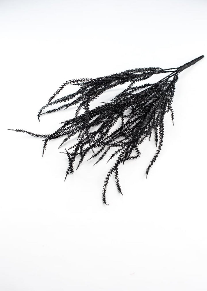 Artificial willow bush - glittered black - Greenery MarketArtificial Flora82841 - ВК