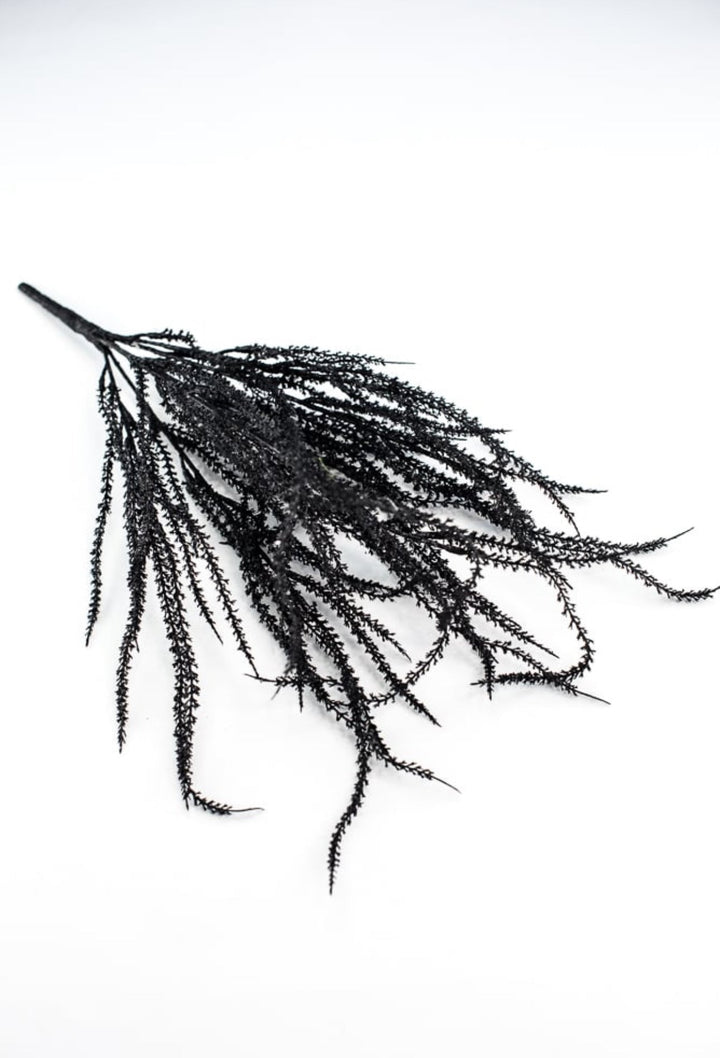 Artificial willow bush - glittered black - Greenery MarketArtificial Flora82841 - ВК