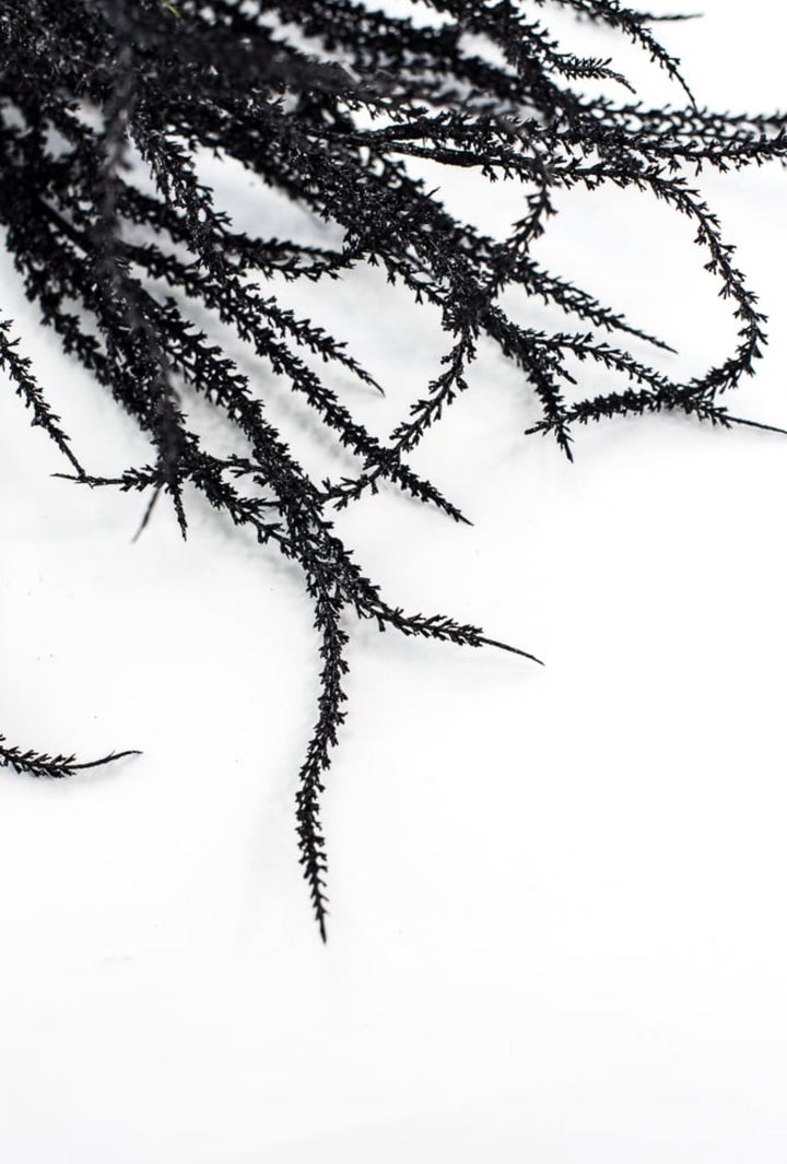 Artificial willow bush - glittered black - Greenery MarketArtificial Flora82841 - ВК