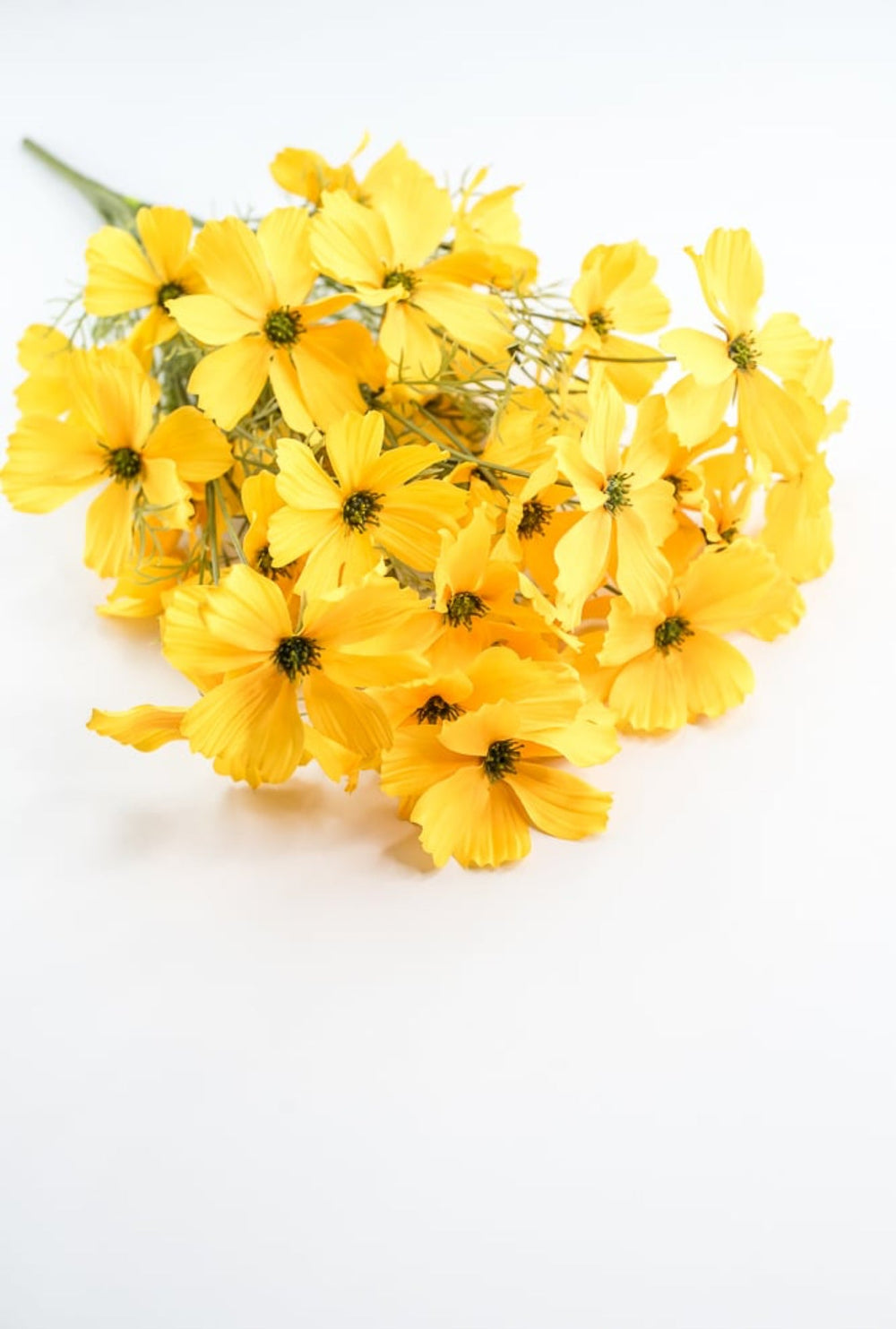 Artificial, Yellow, Garden Cosmos Bush - Greenery Market63664YW