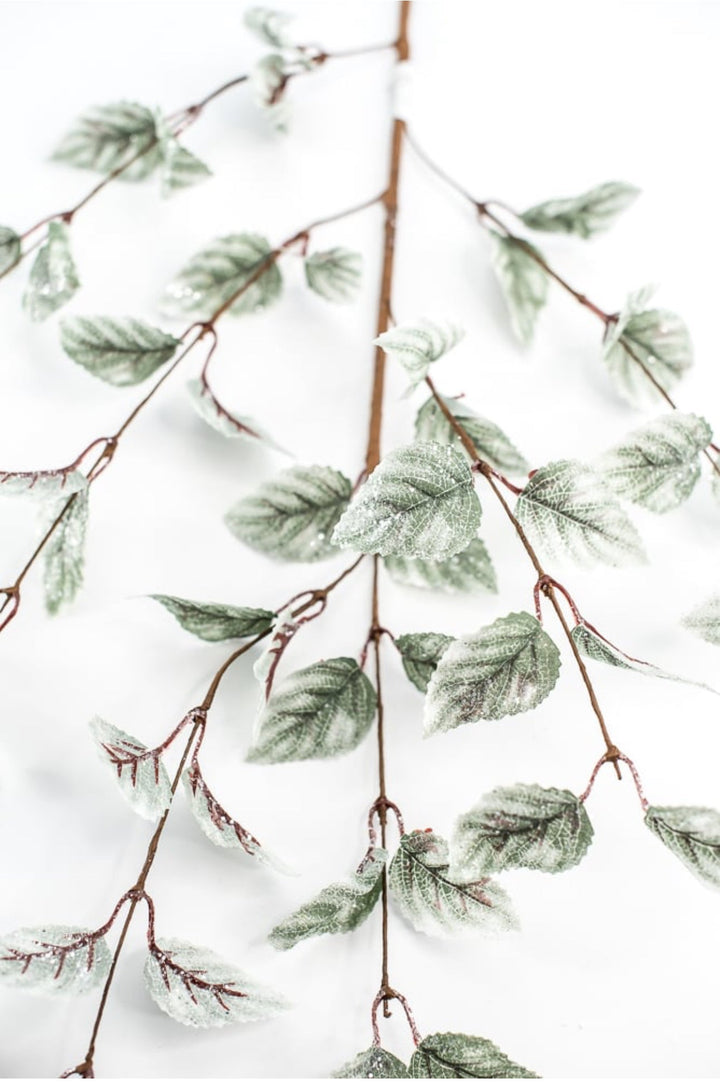 Aspen iced leaves spray - cool green - Greenery MarketMTX68982 GYGR