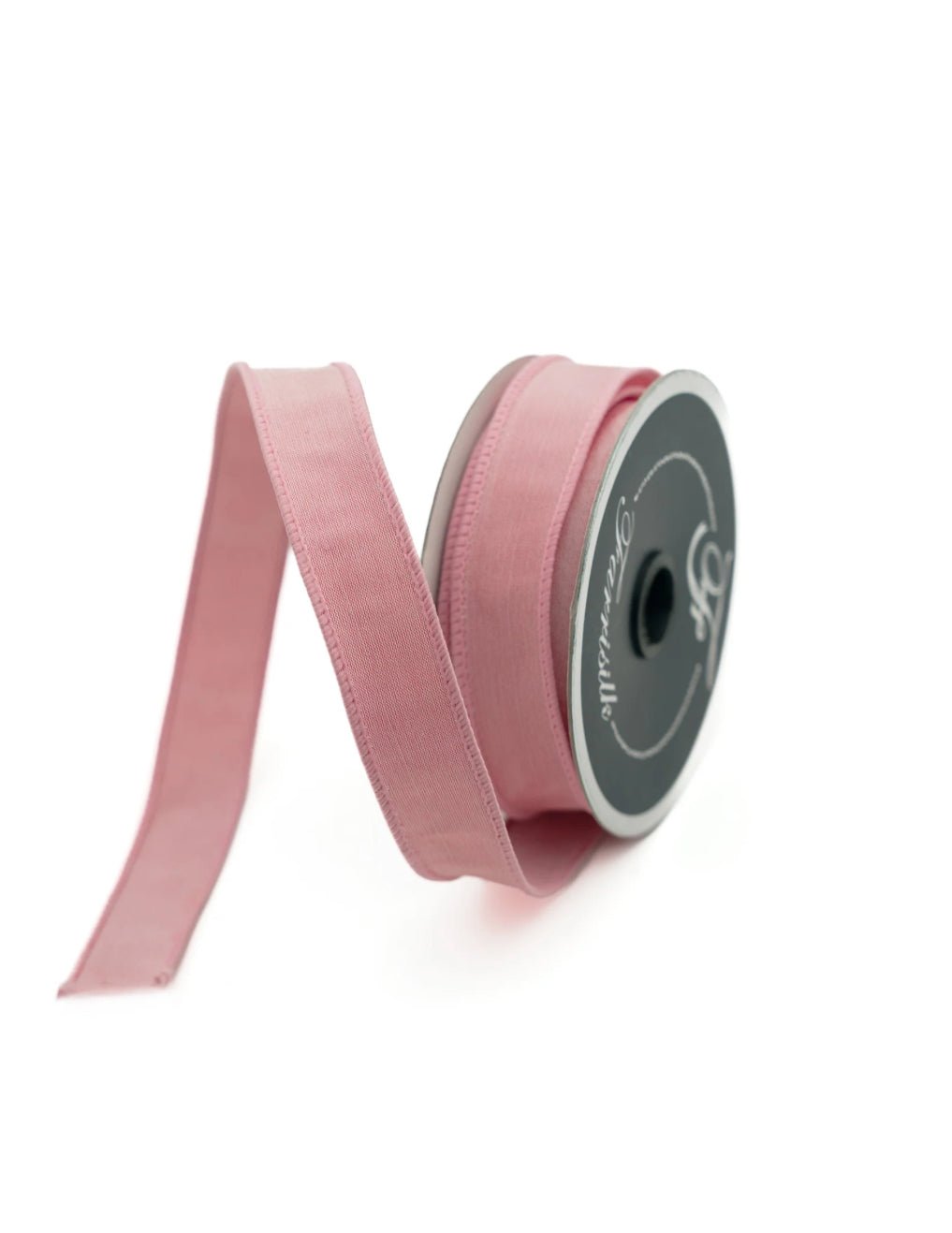 Baby pink taffeta 1” farrisilk wired ribbon - Greenery MarketRibbons & TrimRK411 - 64