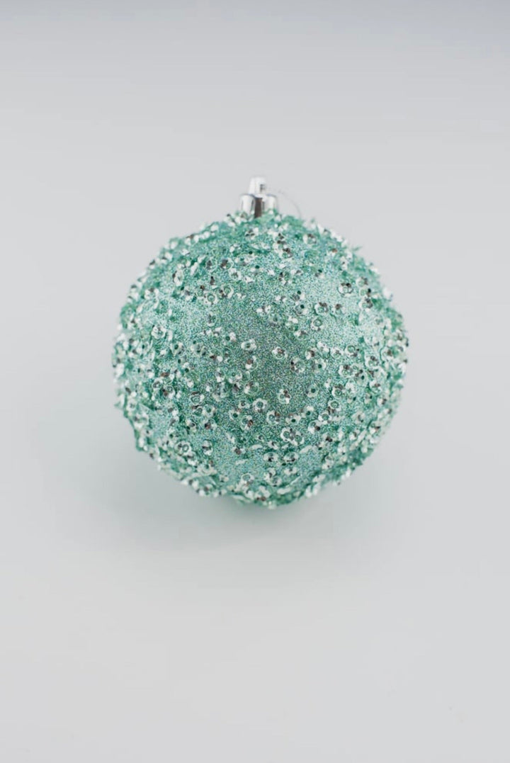 Ball ornament - frost green - Greenery MarketXY8815CC