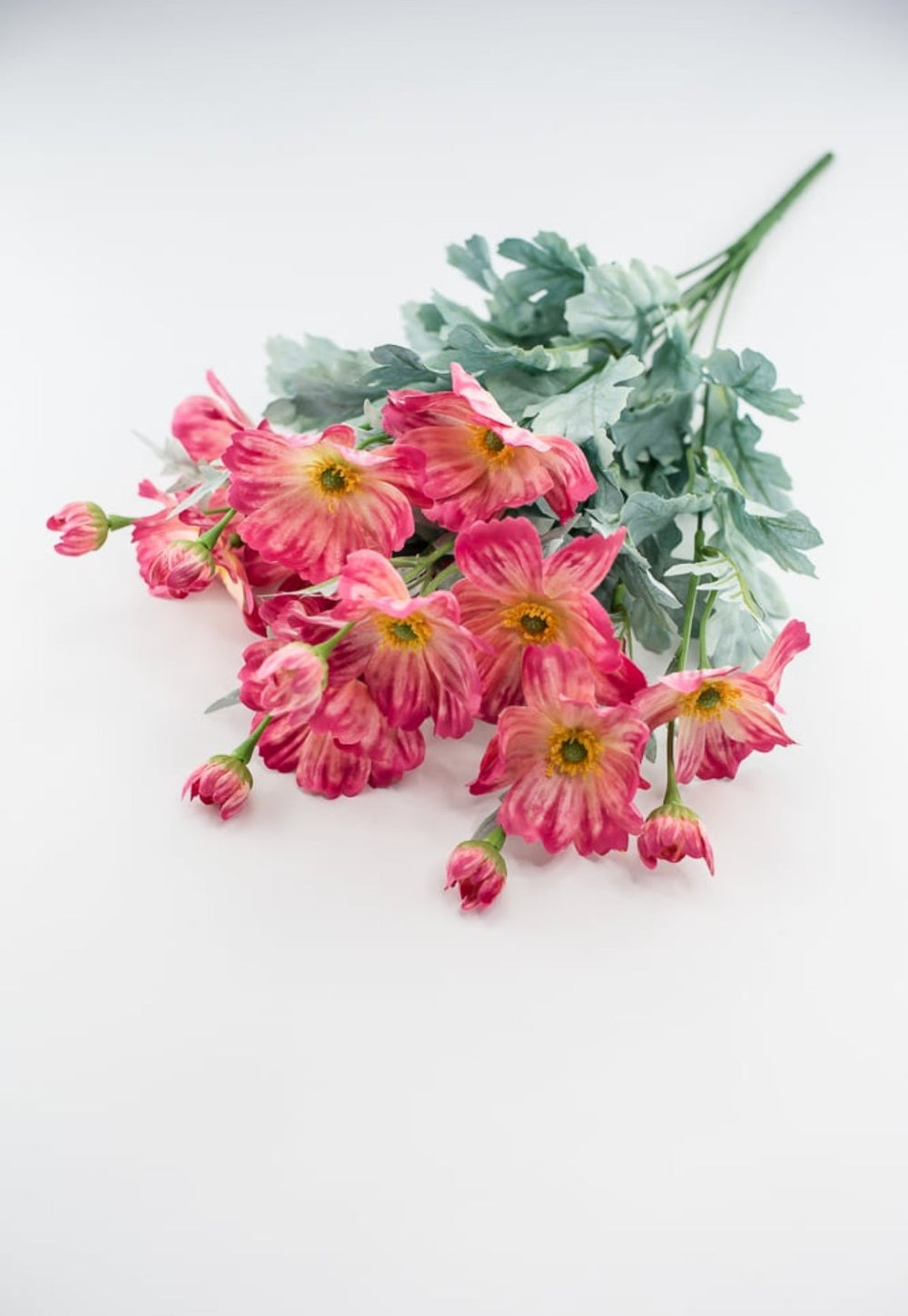Beauty pink cosmos artificial flower bush - Greenery MarketArtificial Flora84299 - BTY