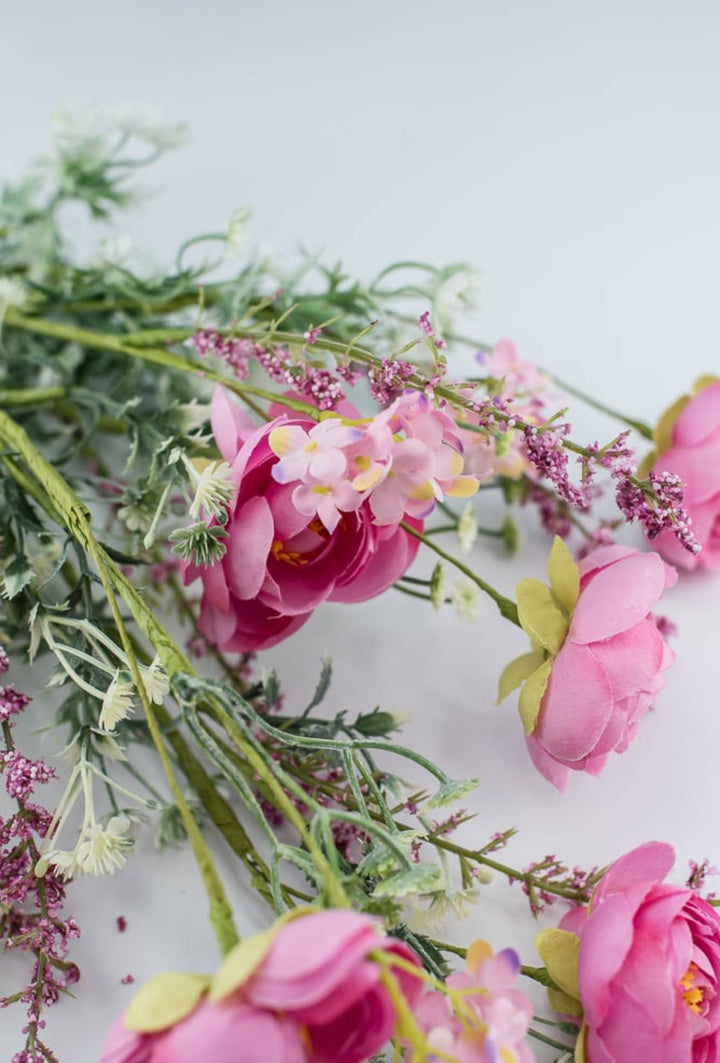 Beauty Pink Ranunculus bush with greenery - Greenery Market63101BT