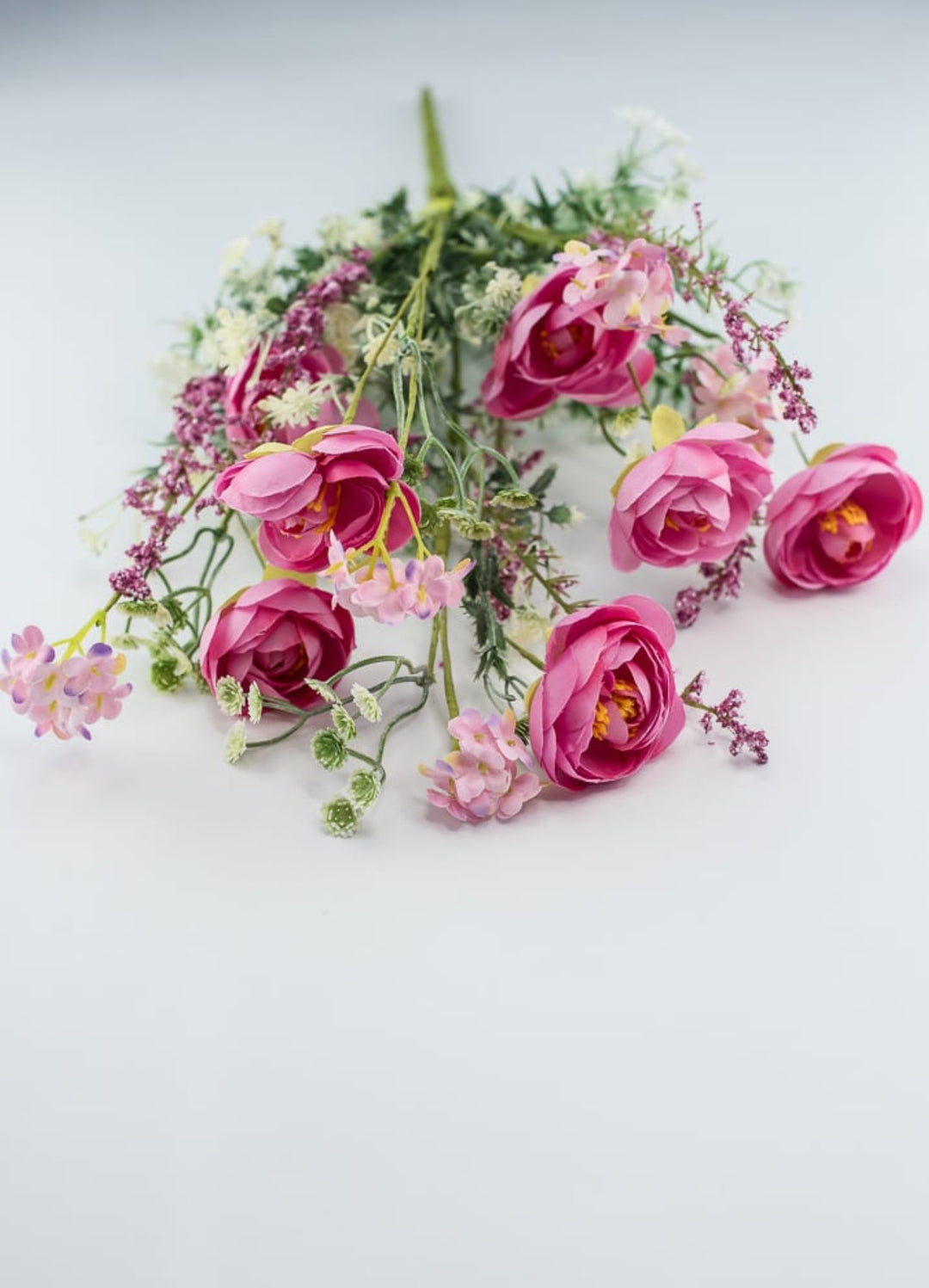 Beauty Pink Ranunculus bush with greenery - Greenery Market63101BT