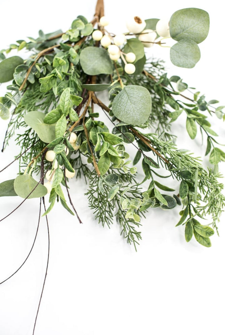 Berry, Cedar, & Mixed Leaves Spray - Greenery MarketArtificial Flora85825SP28