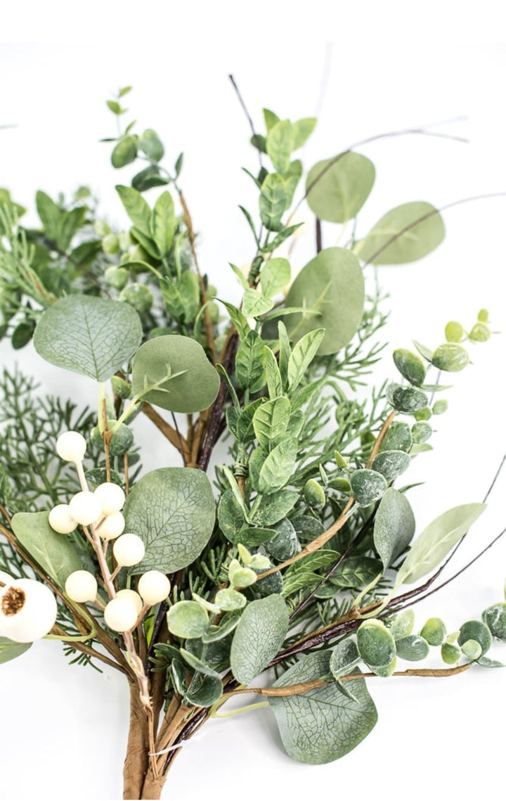 Berry, Cedar, & Mixed Leaves Spray - Greenery MarketArtificial Flora85825SP28