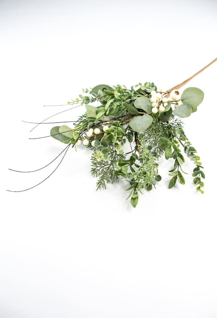 Berry, Cedar, & Mixed Leaves Spray - Greenery MarketArtificial Flora85825SP28
