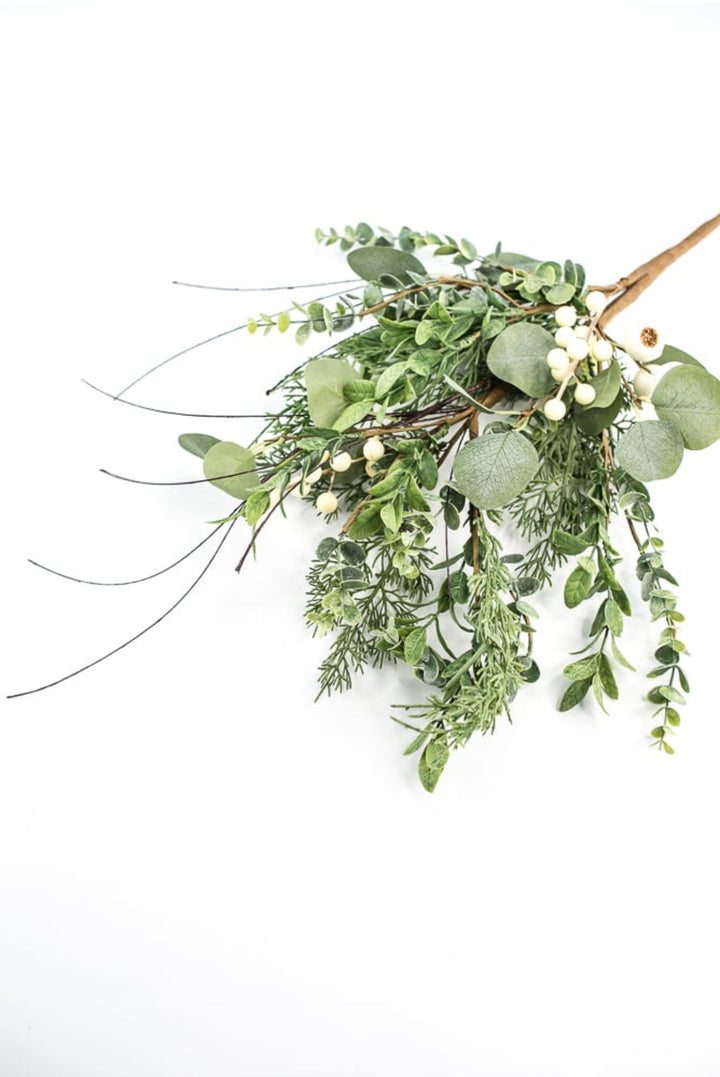 Berry, Cedar, & Mixed Leaves Spray - Greenery MarketArtificial Flora85825SP28
