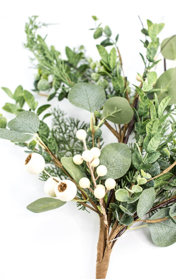 Berry, Cedar, & Mixed Leaves Spray - Greenery MarketArtificial Flora85825SP28