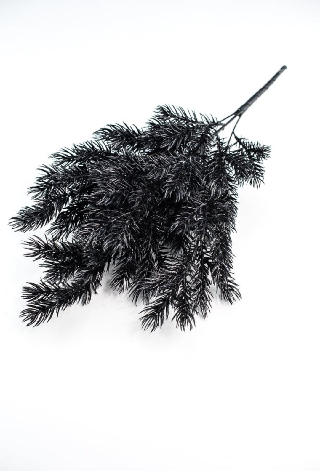 Black pine bush with glitter - Greenery Market84345 - BK