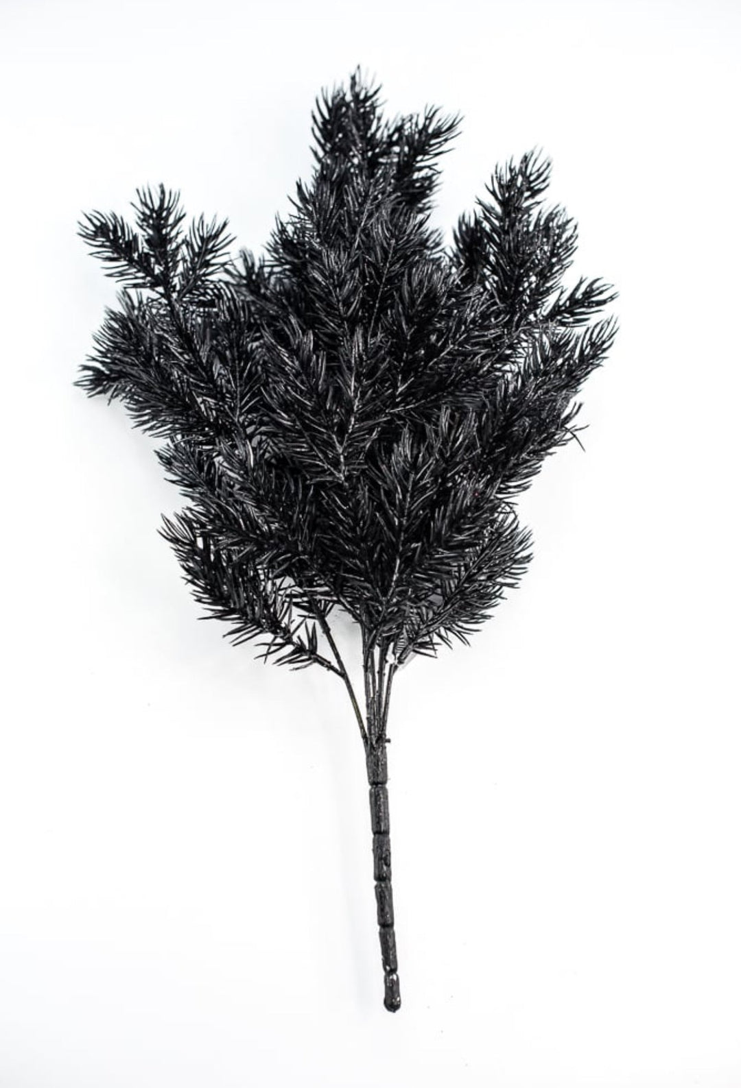 Black pine bush with glitter - Greenery Market84345 - BK