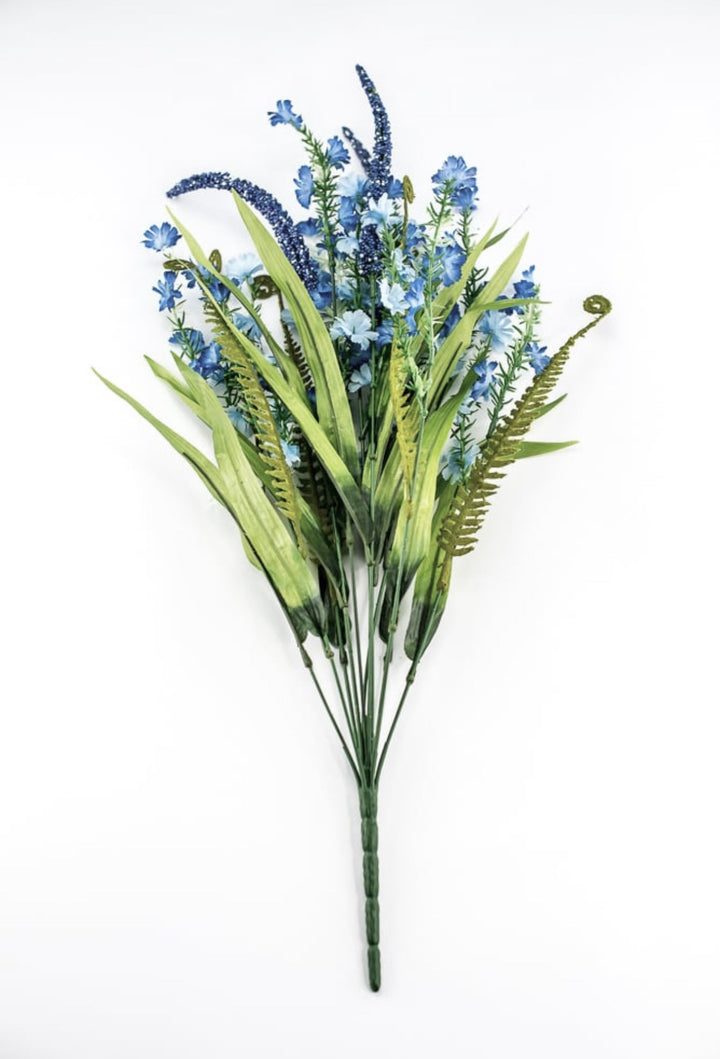 Blue babies breath filler flower mixed bush - Greenery Market84221 - BL
