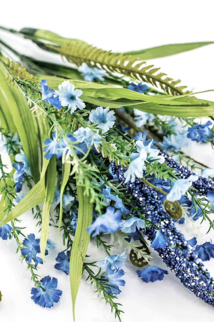 Blue babies breath filler flower mixed bush - Greenery Market84221 - BL