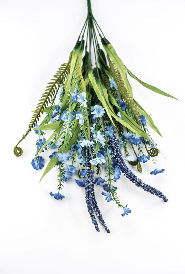 Blue babies breath filler flower mixed bush - Greenery Market84221 - BL