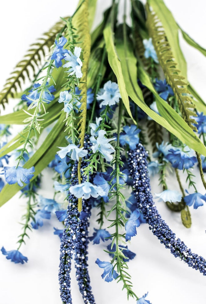 Blue babies breath filler flower mixed bush - Greenery Market84221 - BL