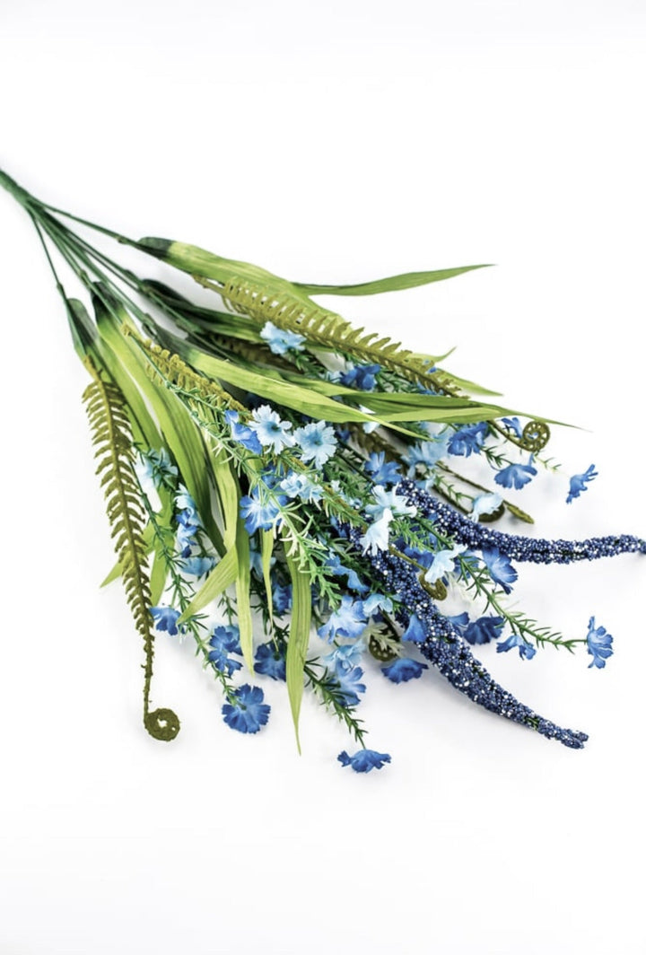Blue babies breath filler flower mixed bush - Greenery Market84221 - BL