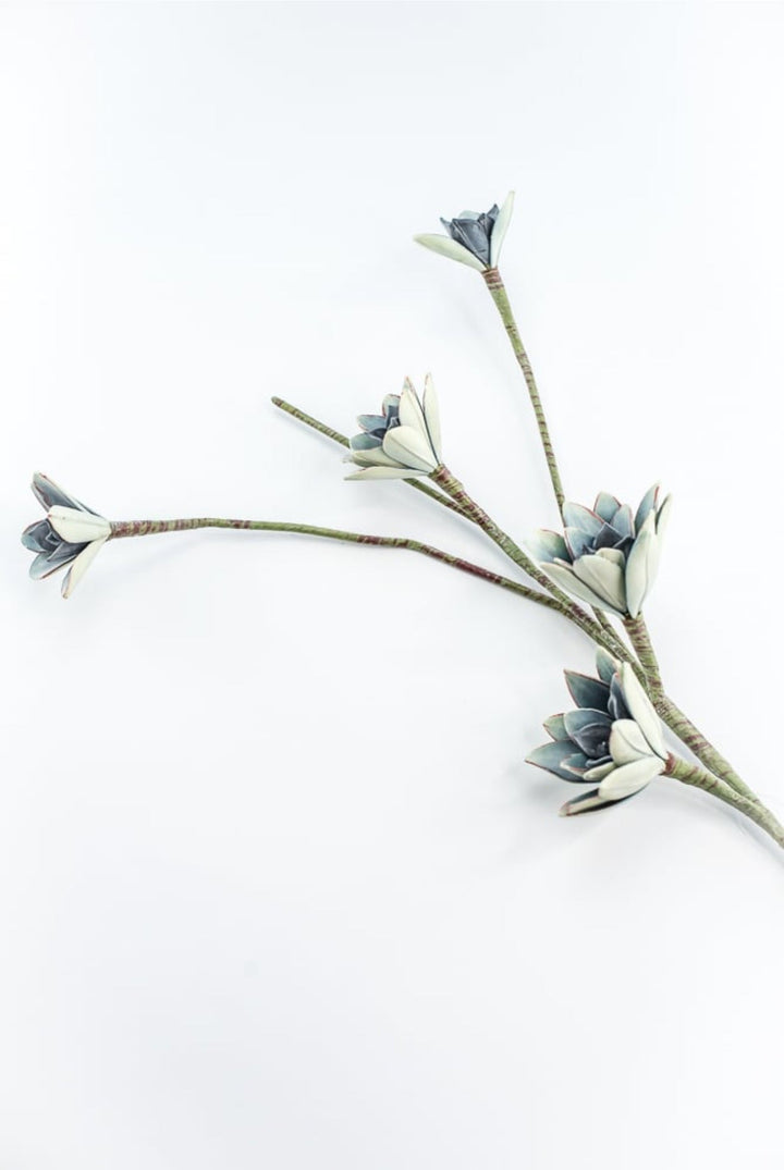 Blue Green Echeveria Hanging - Real Touch - Greenery Market287343