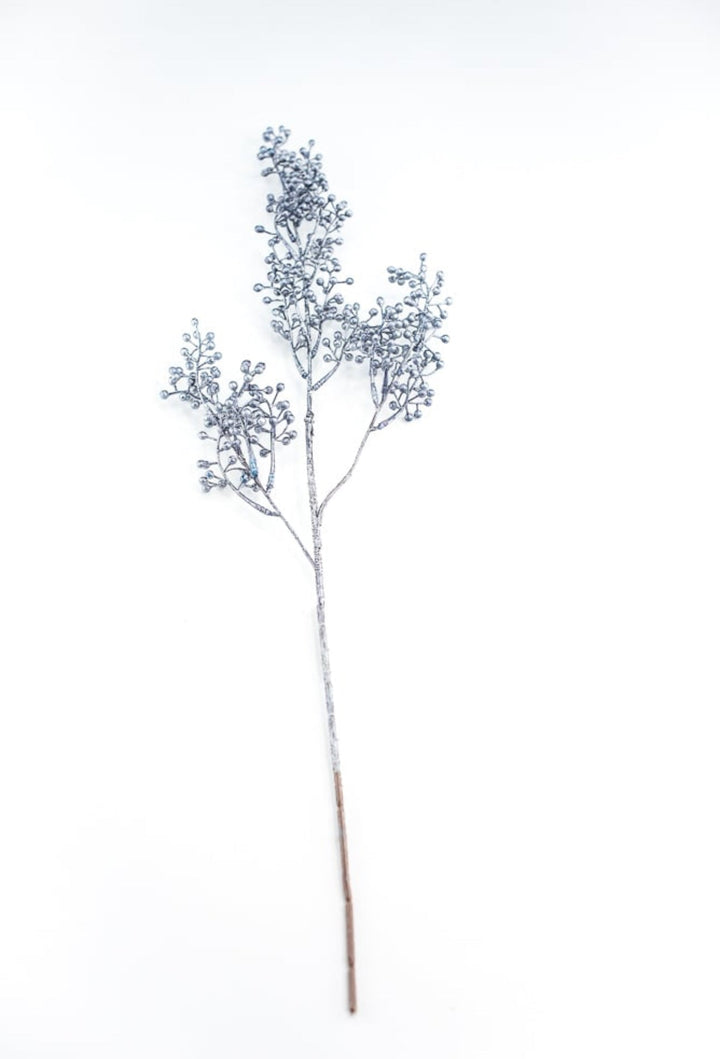 Blue metallic seed berries spray - Greenery Marketartificial flowers216292