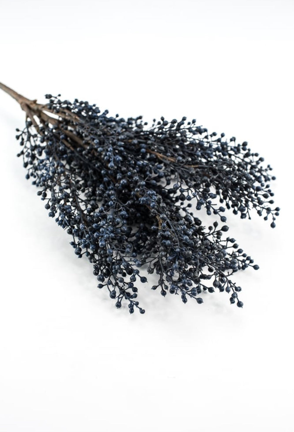 Blue mini berry seed bush - all pvc - Greenery MarketArtificial FloraFS365203