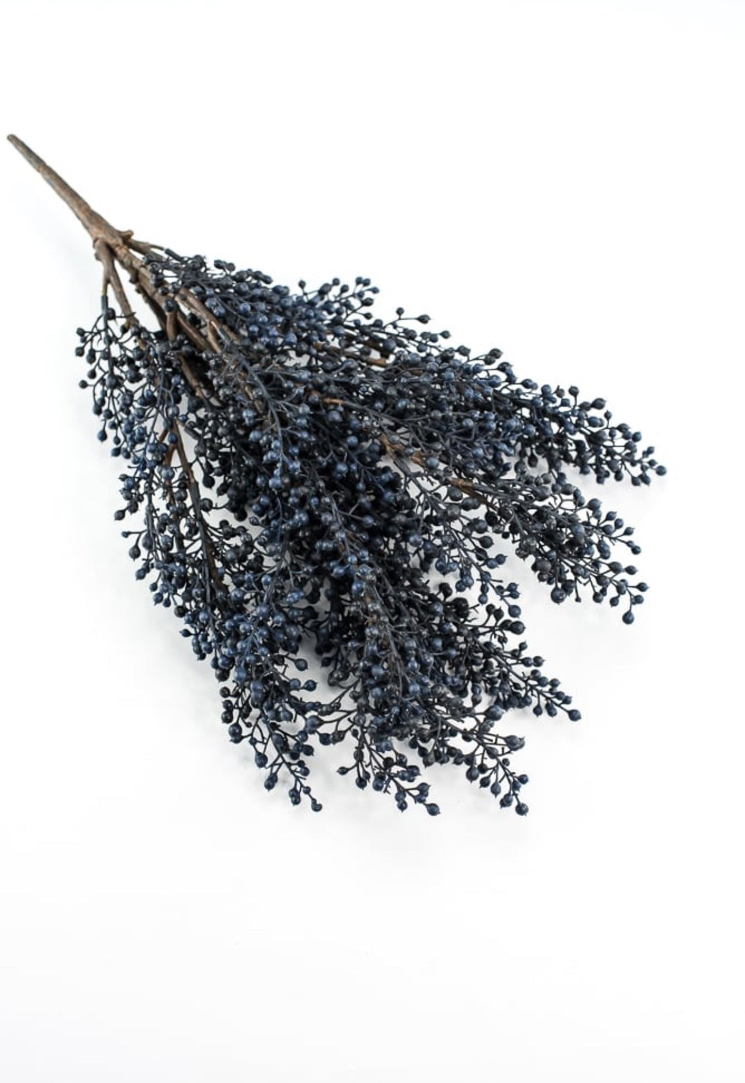 Blue mini berry seed bush - all pvc - Greenery MarketArtificial FloraFS365203
