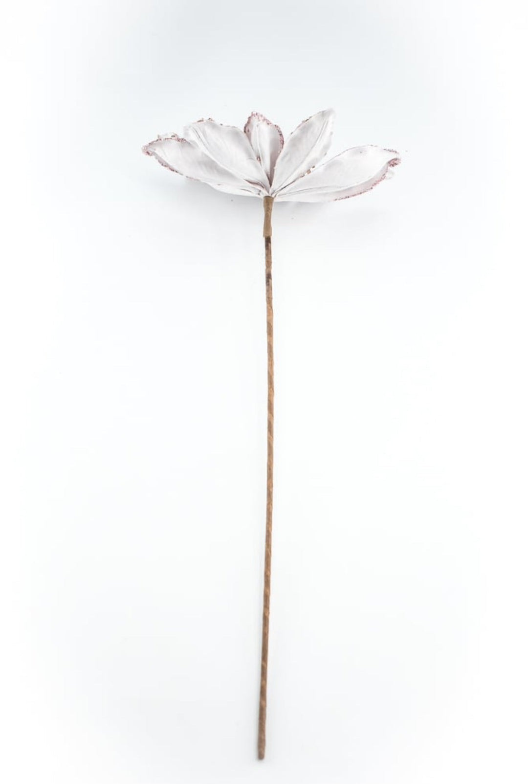 Blush pink, velvet artificial magnolia with sequins - Greenery Marketartificial flowersMTX68959 BLPK