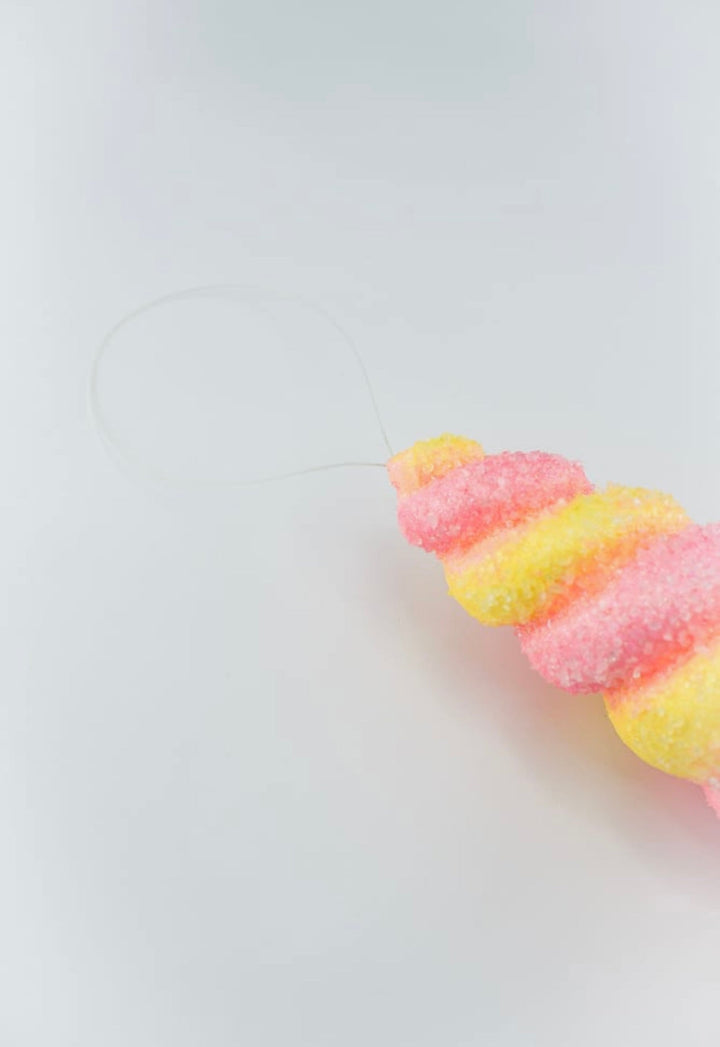 Bright pink and yellow ice cream cone - Greenery MarketPicks63395PKYW