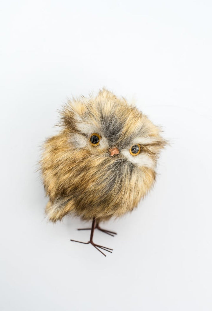 Brown winter owl ornament - Greenery MarketHoliday OrnamentsMTX74127