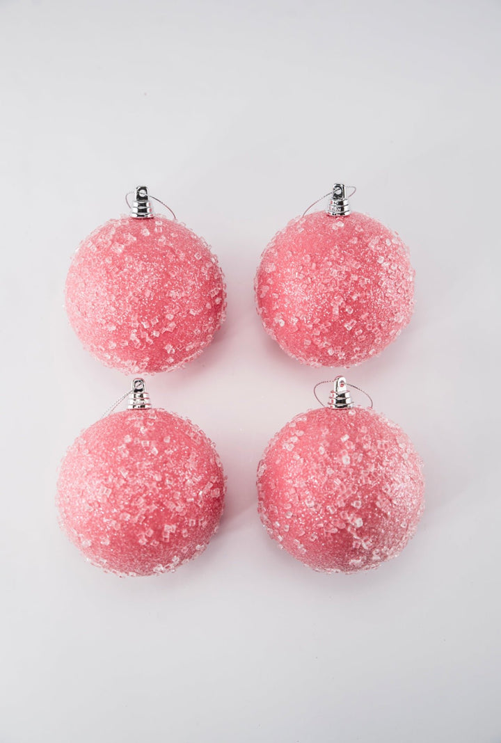 Bubblegum Pink candies ornaments - box of 4 - Greenery MarketOrnamentsMTX71773 BUBP