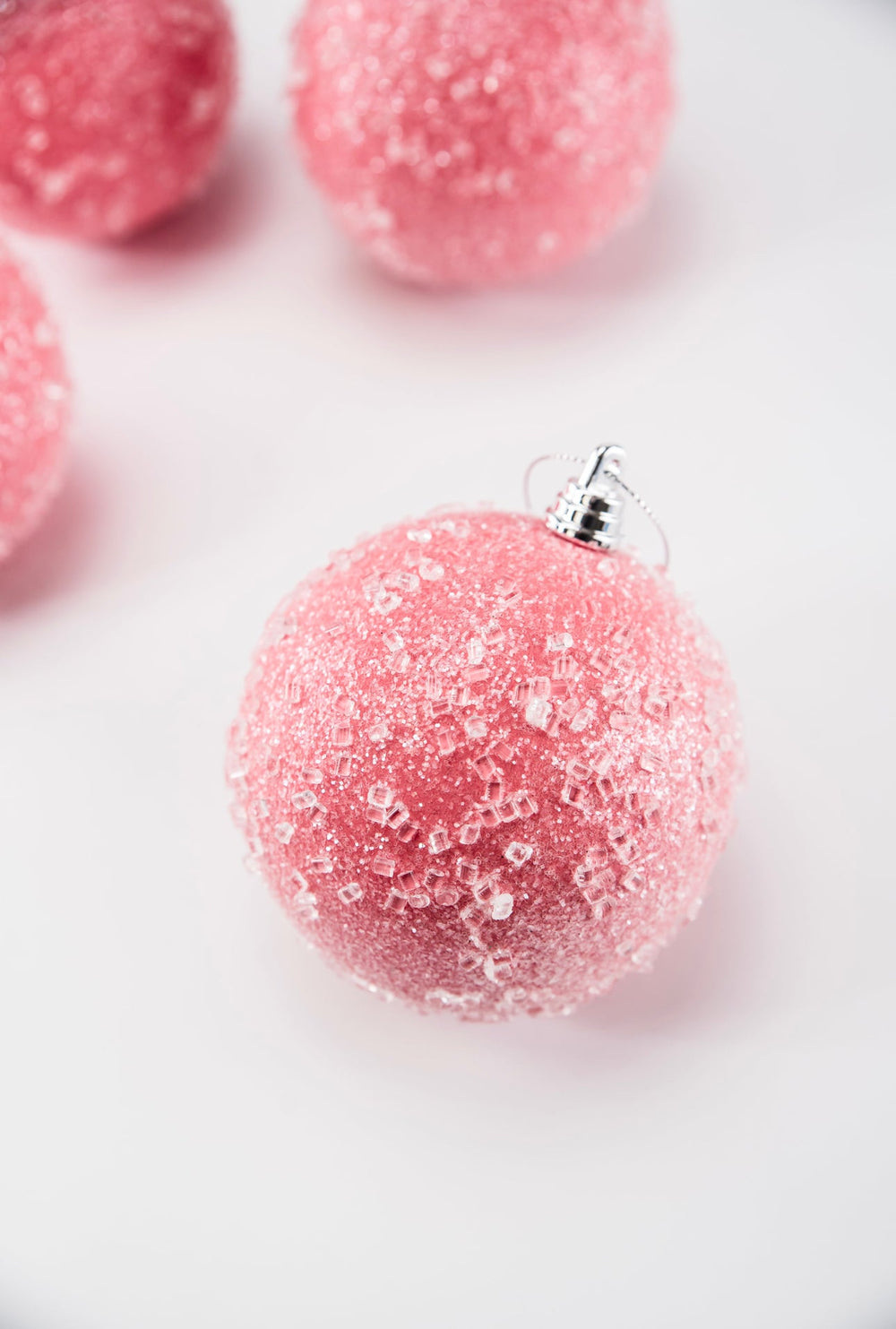 Bubblegum Pink candies ornaments - box of 4 - Greenery MarketOrnamentsMTX71773 BUBP