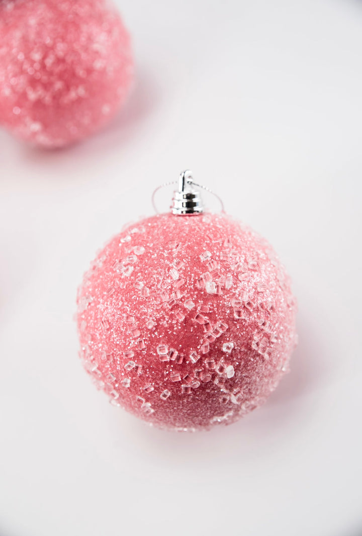 Bubblegum Pink candies ornaments - box of 4 - Greenery MarketOrnamentsMTX71773 BUBP