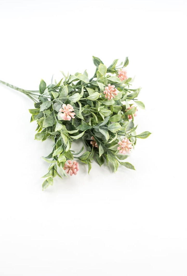 Bud green leaf bush with pink berries - Greenery MarketgreeneryRA5157