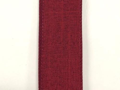Burgundy poly linen, 1.5" x 10 yards - Greenery Marketx314809-10