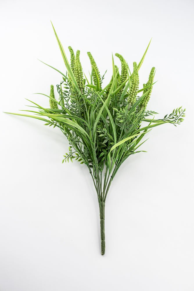 Cattail And Greenery Bush - Green - Greenery Marketartificial flowers84960 - GN