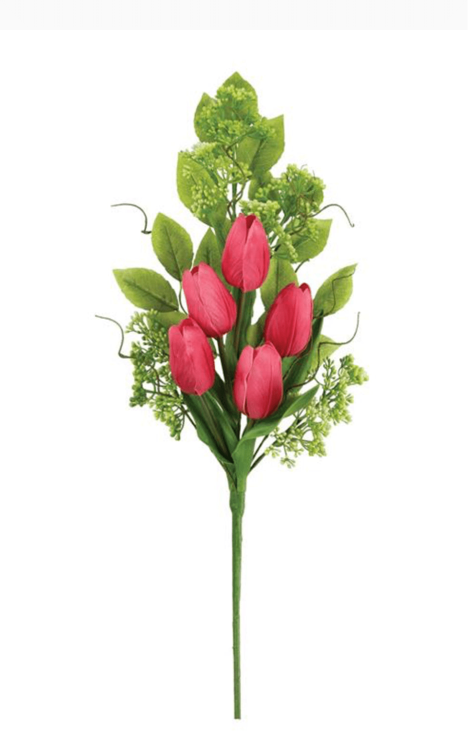 Cerise tulip and greenery spray - Greenery MarketPM3552 - CER