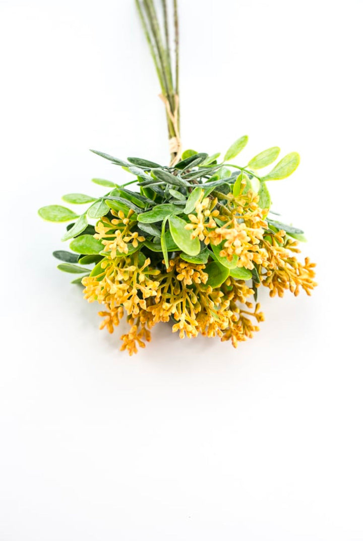 Cluster berry and leaves bundle - golden yellow - Greenery Marketartificial flowers26597
