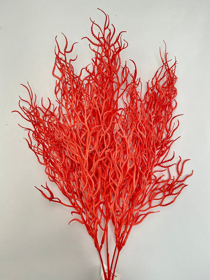 Cottonii seaweed bush - Coral - Greenery MarketGM57097COR