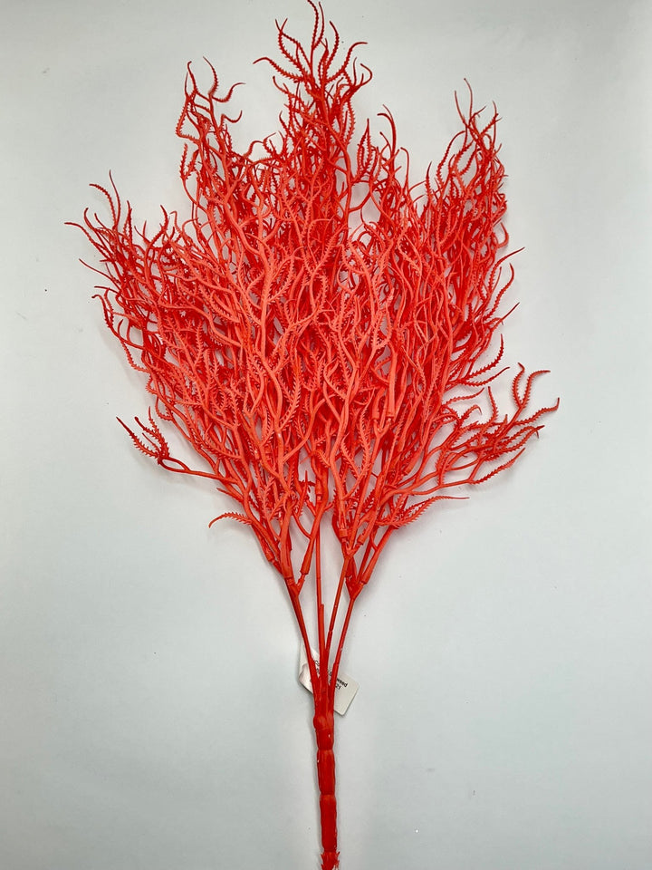 Cottonii seaweed bush - Coral - Greenery MarketGM57097COR