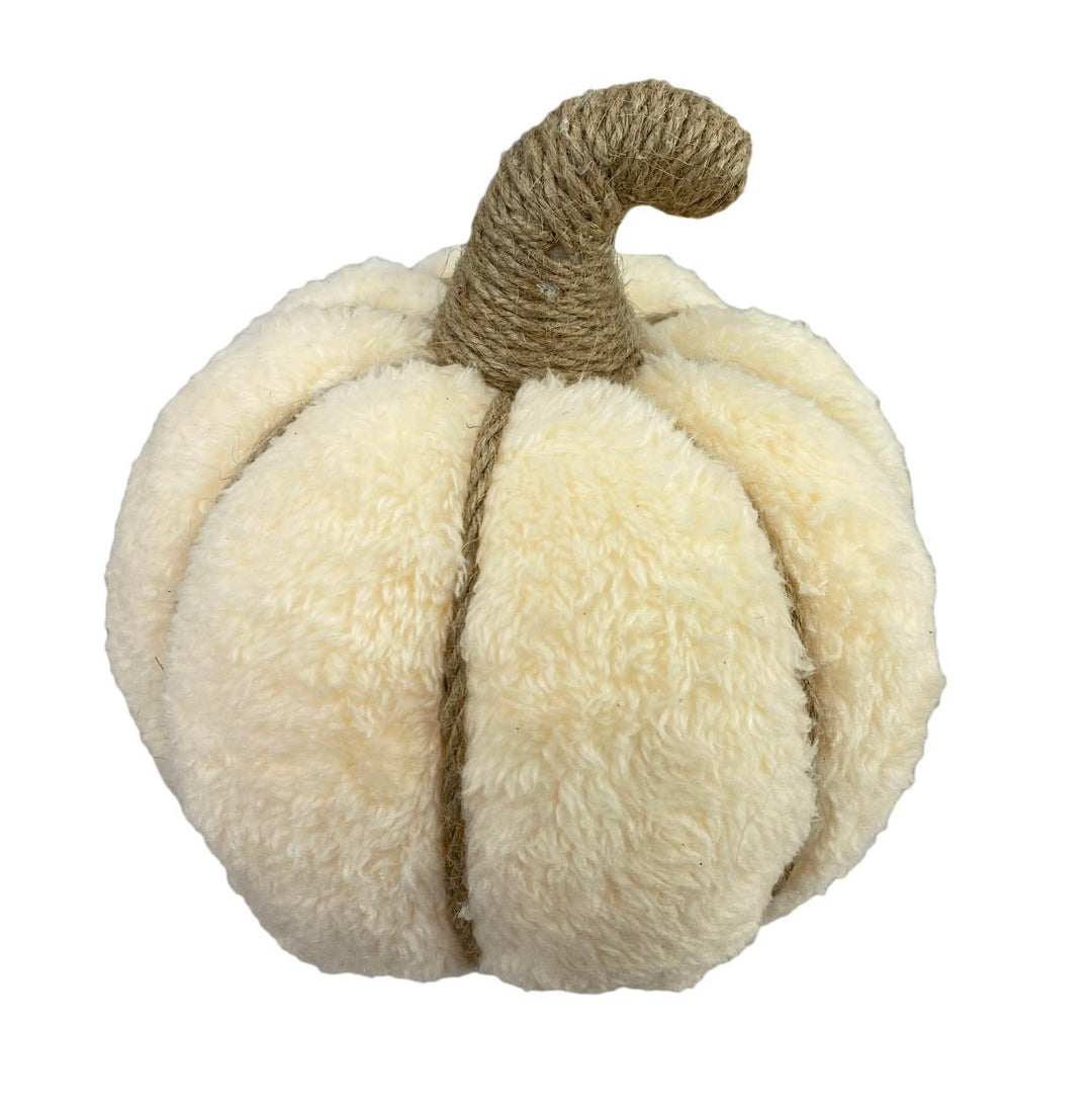 Cream Faux fur pumpkin - Greenery MarketSeasonal & Holiday Decorations56934CM