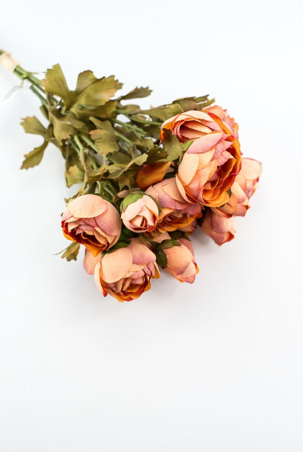 Creamy orange ranunculus bundle - Greenery Marketartificial flowers26057