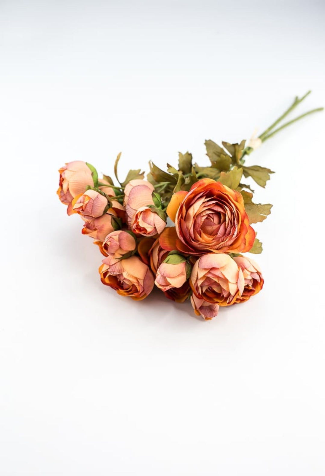 Creamy orange ranunculus bundle - Greenery Marketartificial flowers26057