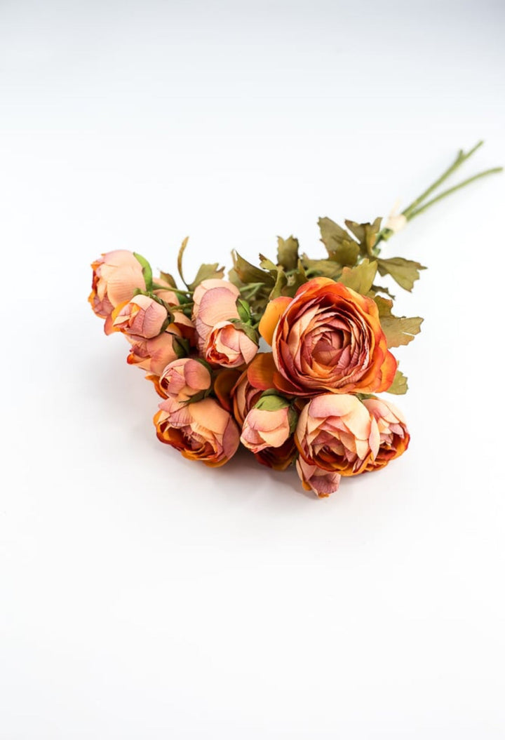 Creamy orange ranunculus bundle - Greenery Marketartificial flowers26057