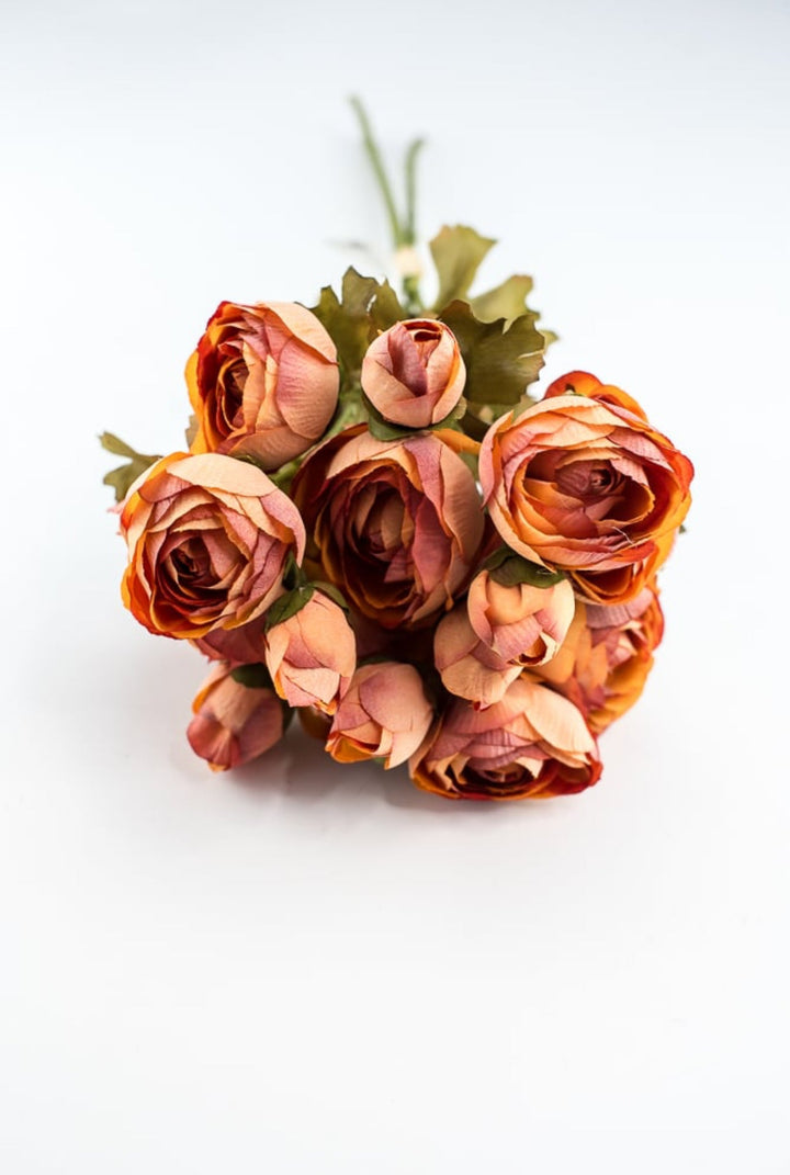 Creamy orange ranunculus bundle - Greenery Marketartificial flowers26057